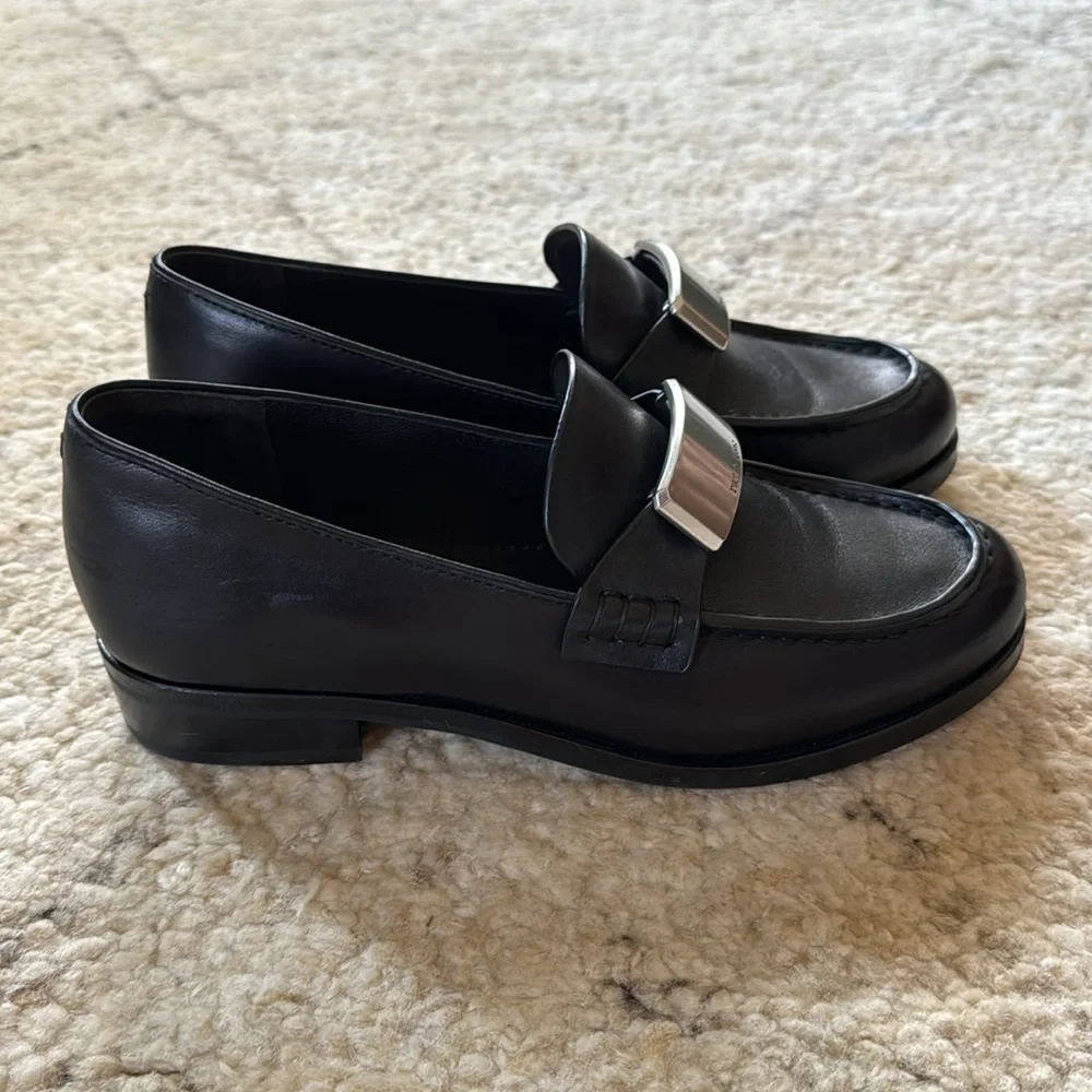 rag & bone Black Loafers with Silver Accent - Picture 5 of 7